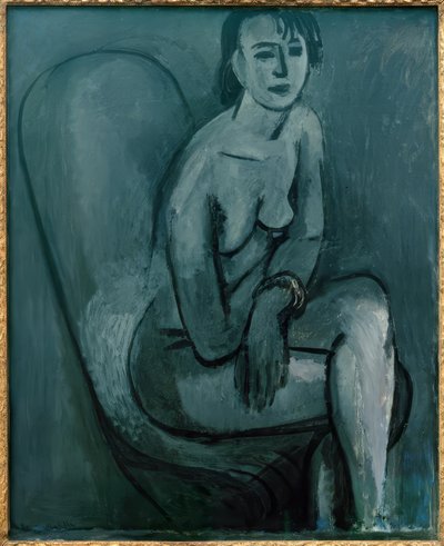ブレスレット付きグレーヌード 作： Henri Matisse