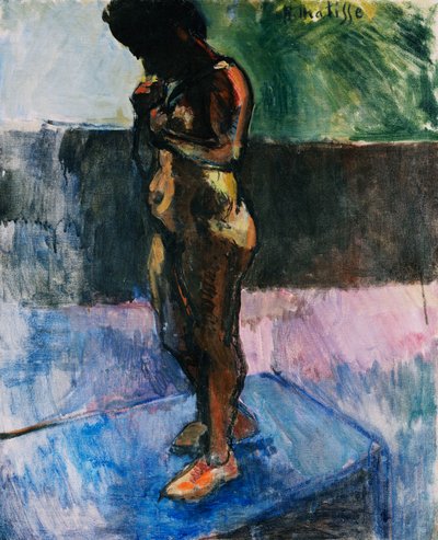 ヌード・イン・ピンク・シューズ 作： Henri Matisse