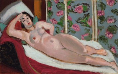長椅子のヌード 作： Henri Matisse