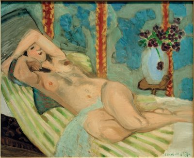 オダリスク（ヌード、青背景） 作： Henri Matisse