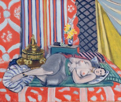 グレーのキュロットを着たオダリスク 作： Henri Matisse