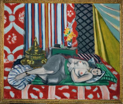 グレーのニッカーズのオダリスク 作： Henri Matisse