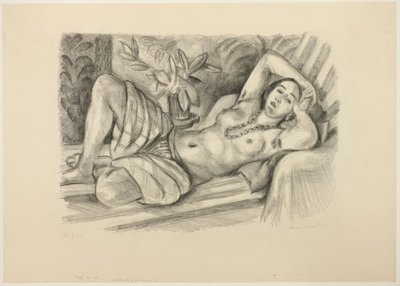 オダリスクとマグノリア 作： Henri Matisse
