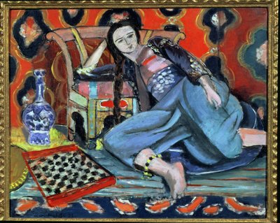 トルコの椅子とオダリスク 作： Henri Matisse