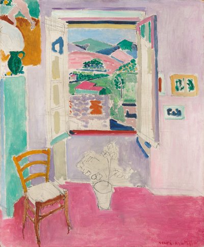 オープン・ウィンドウ 作： Henri Matisse