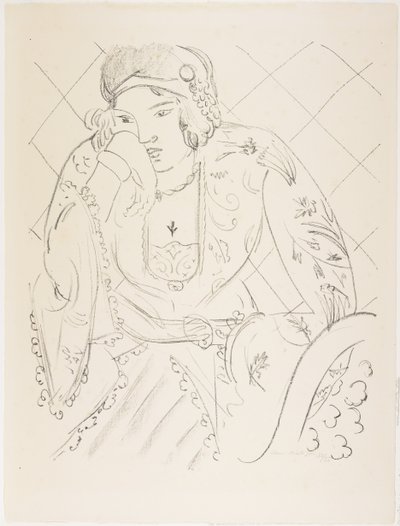 オリエンタル、三つ葉の十字架 作： Henri Matisse