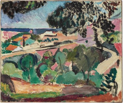 コリウールの風景 作： Henri Matisse