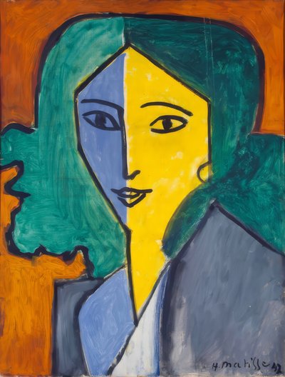 リディア・デレクトールスカヤの肖像 作： Henri Matisse
