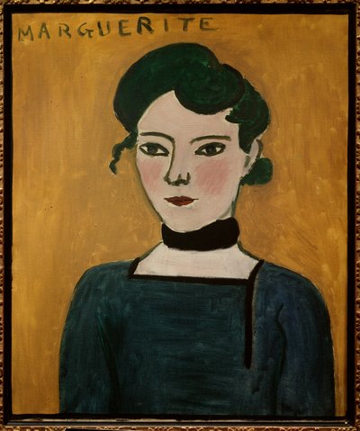 マルグリットの肖像 1907年（油彩・キャンバス） 作： Henri Matisse