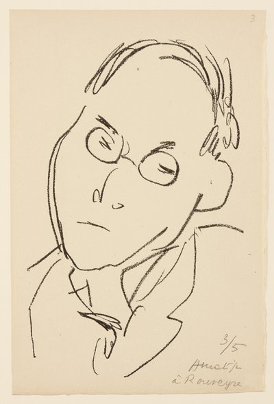 ポール・レオトーの肖像 作： Henri Matisse