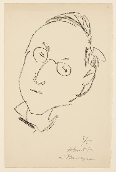ポール・レオトーの肖像 作： Henri Matisse