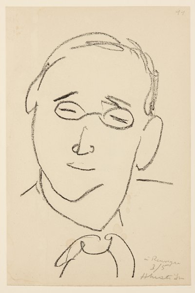 ポール・レオトーの肖像 作： Henri Matisse