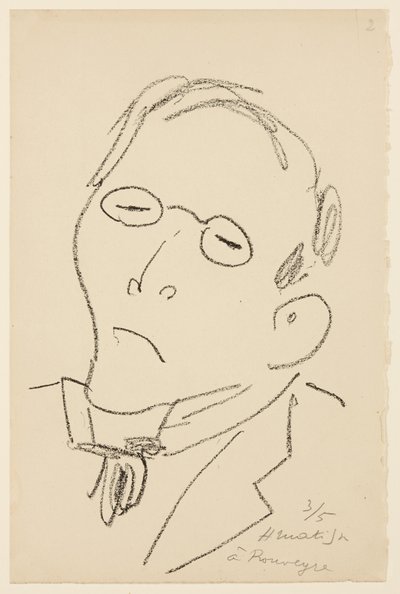 ポール・レオトーの肖像 作： Henri Matisse