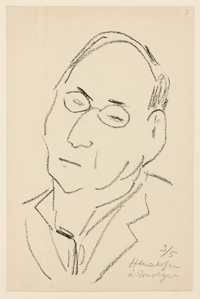 ポール・レオトーの肖像 作： Henri Matisse