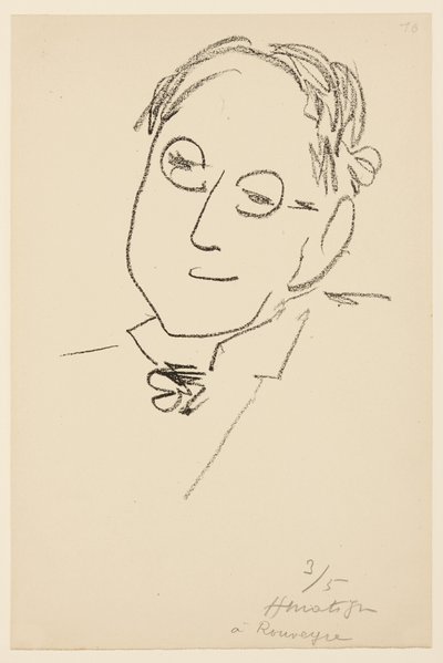 ポール・レオトーの肖像 作： Henri Matisse