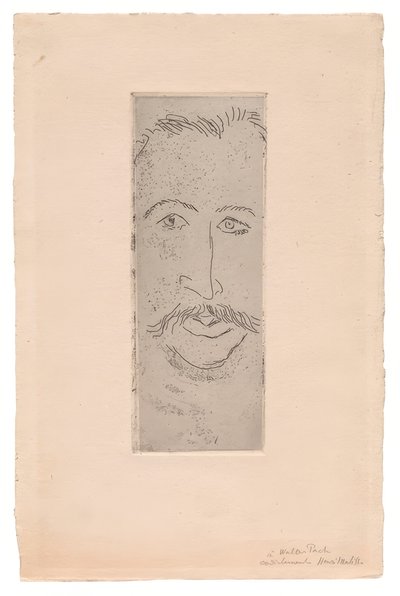 ウォルター・パッハの肖像 作： Henri Matisse