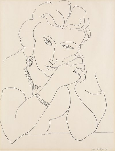 ある女性の肖像 作： Henri Matisse