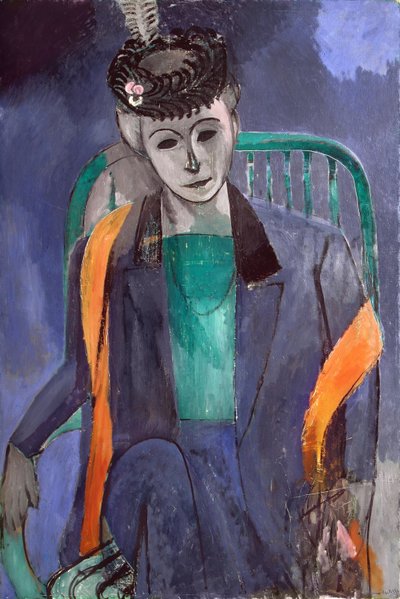芸術家の妻の肖像 作： Henri Matisse
