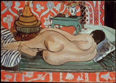 リクライニング・ヌード、背中 作： Henri Matisse