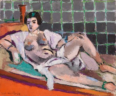 リクライニング・オダリスク（Nu étendu） 作： Henri Matisse