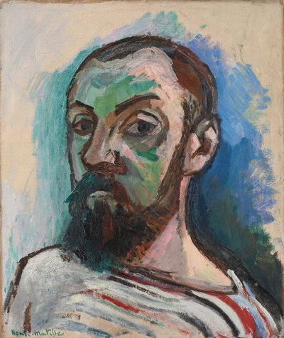 自画像 作： Henri Matisse