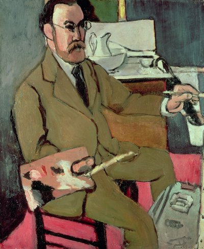 自画像 作： Henri Matisse