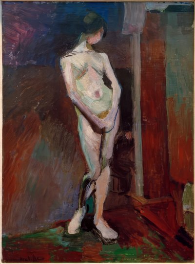 スタンディングモデル（アカデミー・イン・ブルー） 作： Henri Matisse