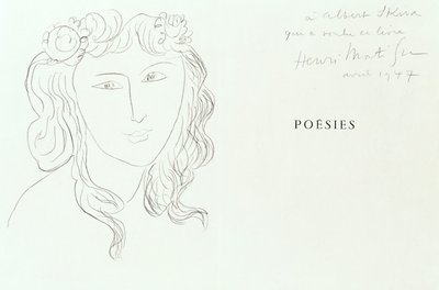 ステファン・マラルメ 詩 作： Henri Matisse
