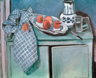 緑のサイドボードの静物 作： Henri Matisse