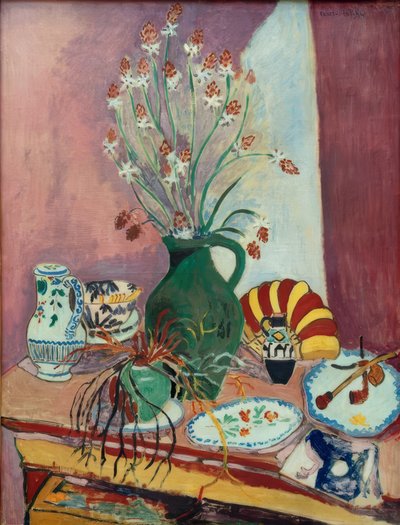 アスフォデルのある静物 作： Henri Matisse
