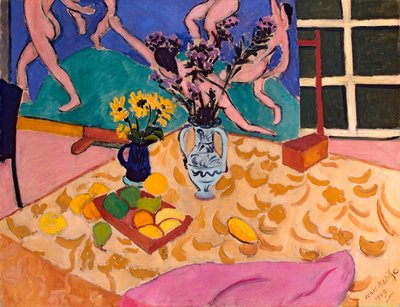 ダンス」のある静物 作： Henri Matisse