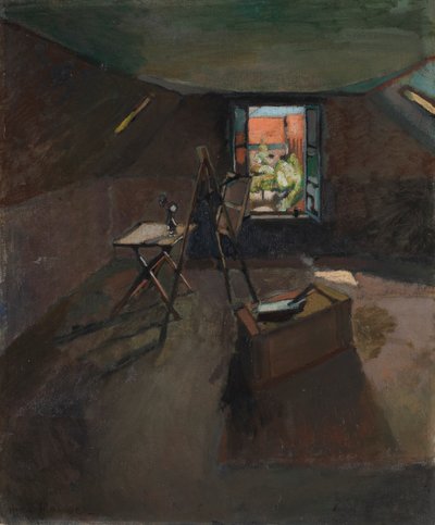 軒下のアトリエ 1903年頃 油彩・カンヴァス 作： Henri Matisse