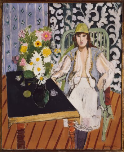 黒いテーブル 作： Henri Matisse
