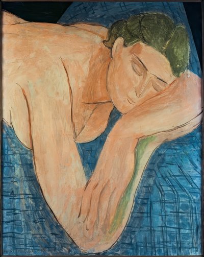 夢（青い地面に眠る人物） 作： Henri Matisse
