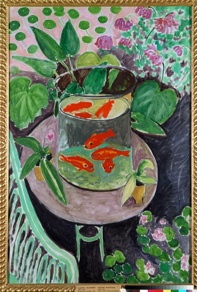 金魚 作： Henri Matisse