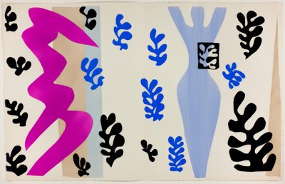 ナイフ投げ、ジャズより 作： Henri Matisse