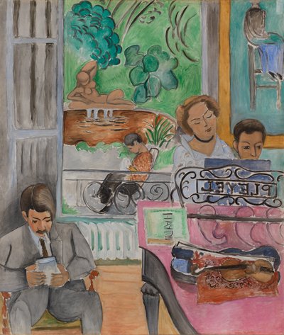 音楽レッスン 作： Henri Matisse