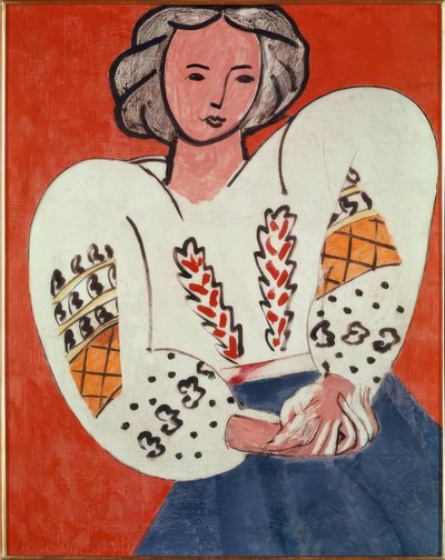 ルーマニアのブラウス 作： Henri Matisse