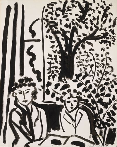 住宅に住む沈黙 作： Henri Matisse