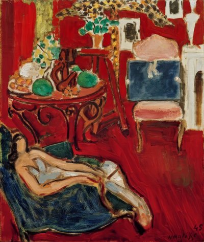 青いアートフォルダー 作： Henri Matisse