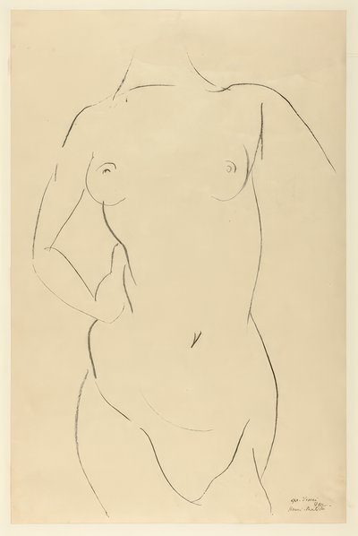 胴体 作： Henri Matisse
