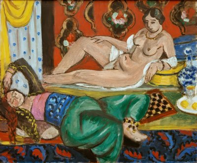 二人のオダリスク 作： Henri Matisse