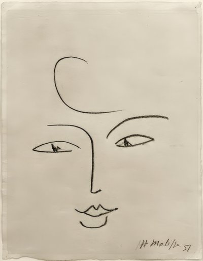 顔 作： Henri Matisse