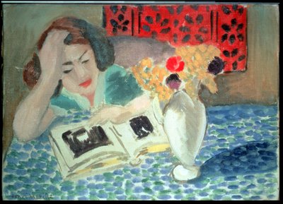 ウーマン・リーディング（ラ・レクチャー） 作： Henri Matisse