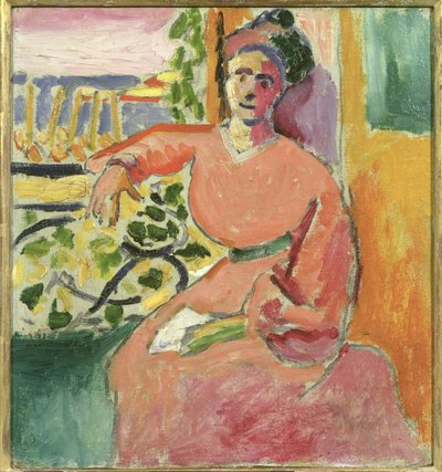 窓辺の女 作： Henri Matisse