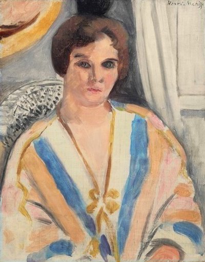 オリエンタル・コスチュームの女性 作： Henri Matisse