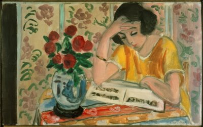 ウーマン・リーディング 作： Henri Matisse