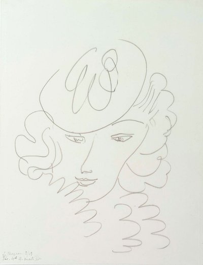 帽子をかぶった女性 作： Henri Matisse