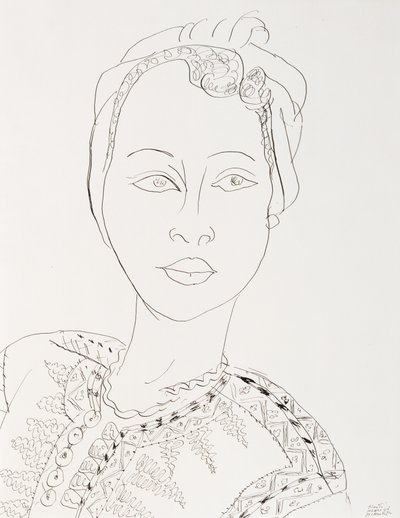 ターバンを巻いた女性 作： Henri Matisse