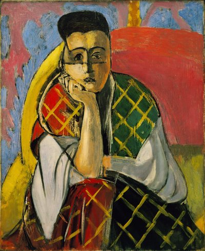 ベールを被った女性 作： Henri Matisse